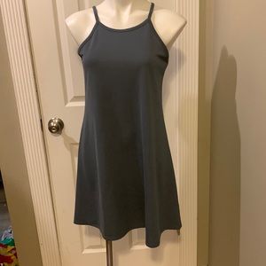 Blue slip on dress